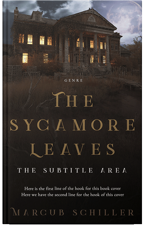 Front view of Night Rider #25820 - Premade Horror Book Cover