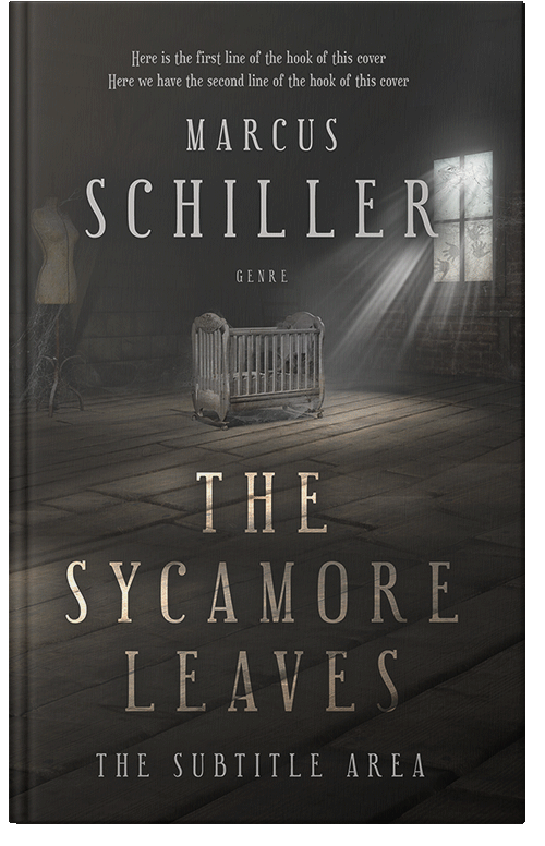 Front view of Premade Horror Book Cover - Dune