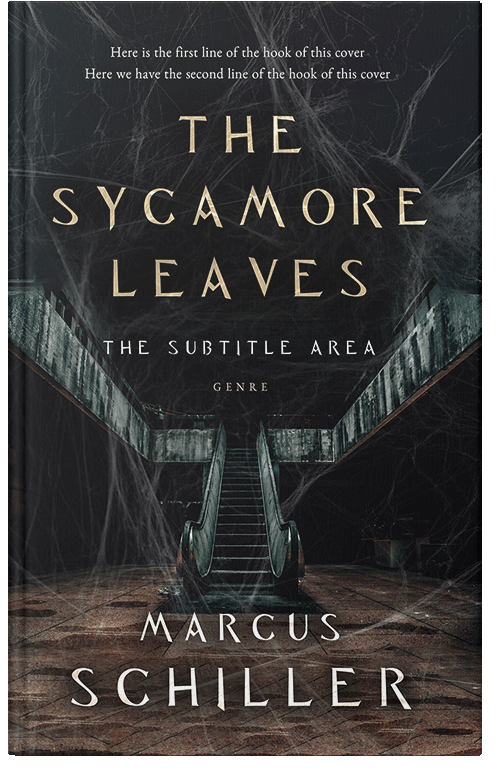 Front view of Premade Horror Book Cover - Woodsmoke