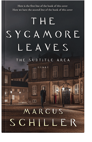 Pre Made Book Cover Cocoa Brown