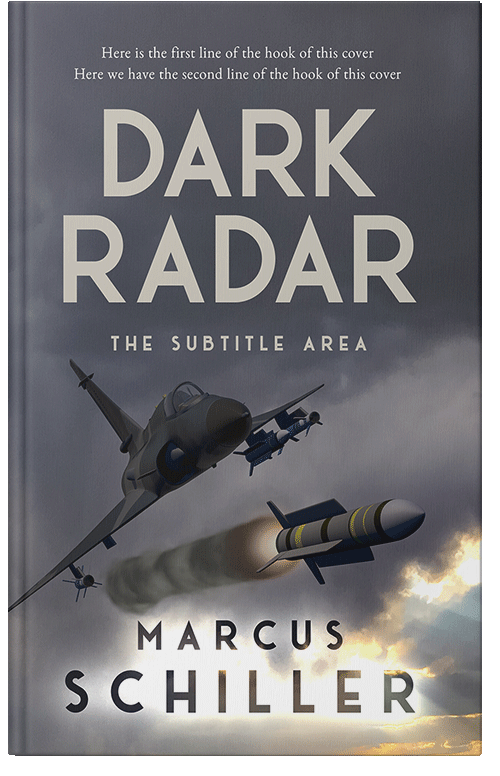 Front view of Abbey #25836 - Premade Action & Adventure Book Cover