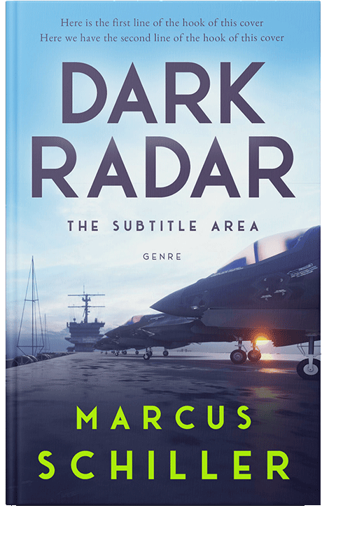 Front view of Mako #25838 - Premade Action & Adventure Book Cover