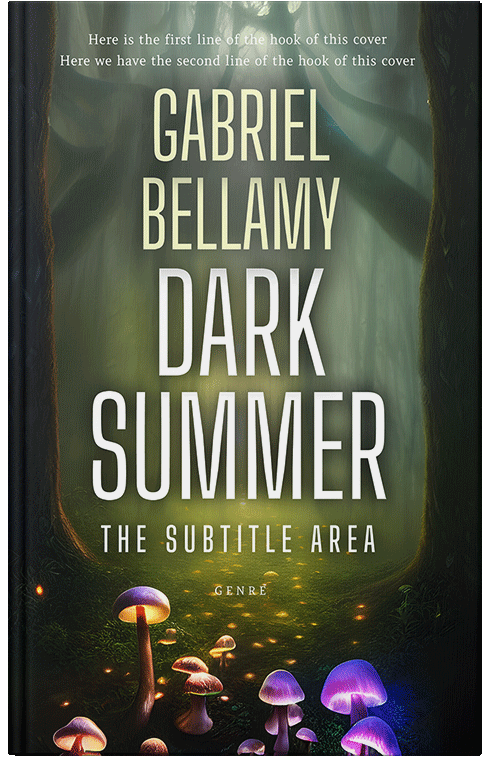 Front view of Rangitoto #25845 - Premade Fantasy Book Cover