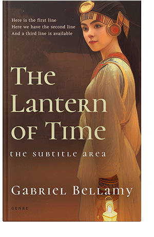 Pre Made Book Cover Metallic Bronze