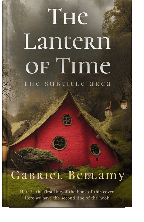 Front view of Metallic Bronze #25862 - Premade Fantasy Book Cover