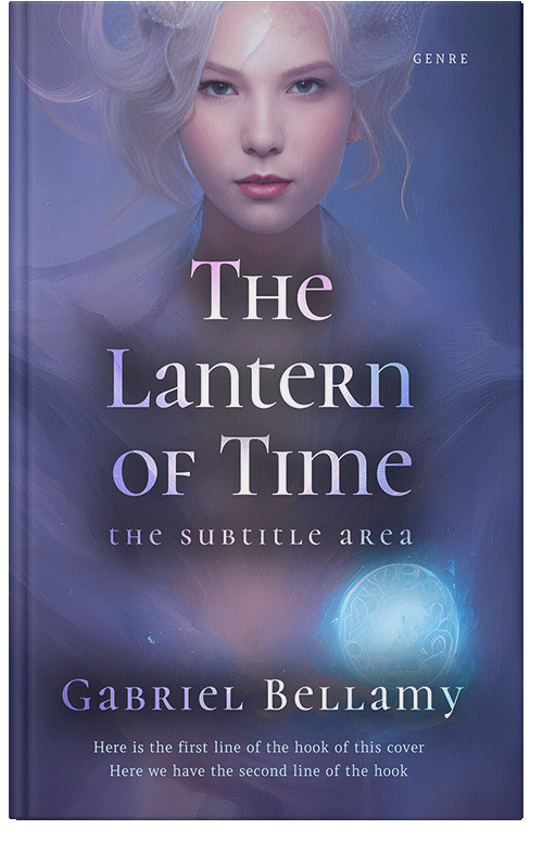 Front view of Premade Fantasy Book Cover - Comet