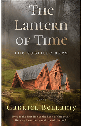 Pre Made Book Cover Lisbon Brown