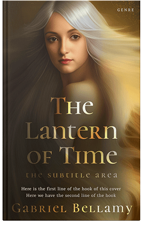 Pre Made Book Cover Metallic Bronze