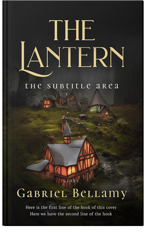 Front view of Premade Fantasy Book Cover - Oil