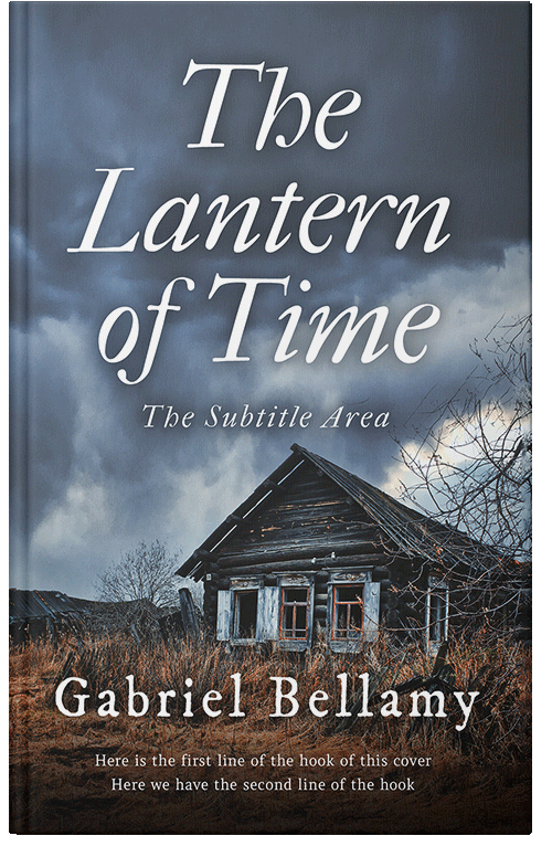 Front view of Shuttle Gray #25877 - Premade Literary Fiction Book Cover