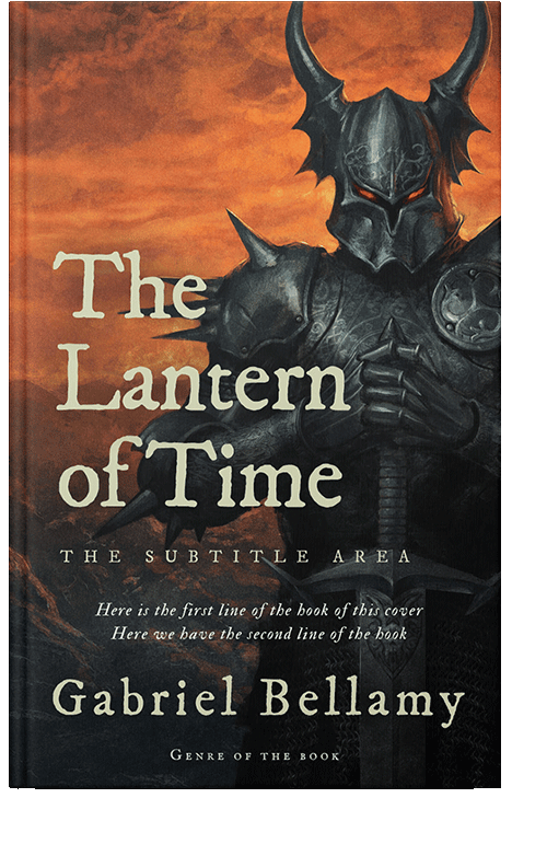 Front view of Raw Sienna #25885 - Premade Fantasy Book Cover