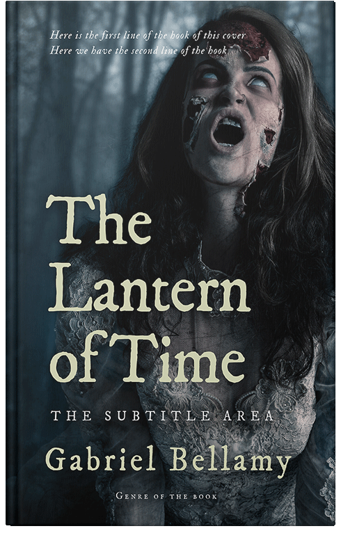 Front view of Premade Horror Book Cover - Bunker