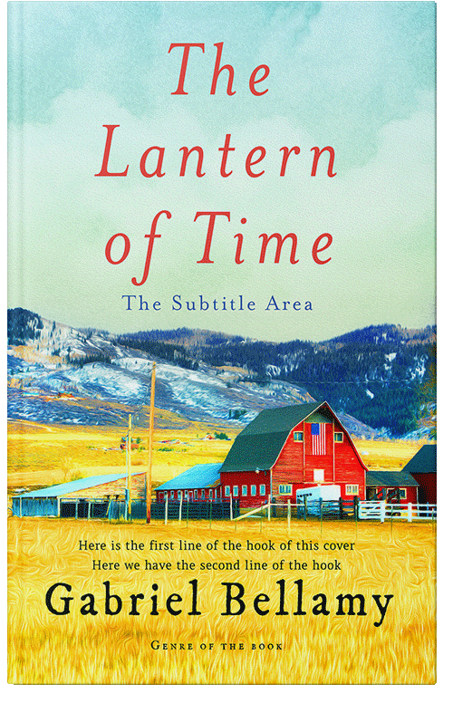 Front view of Peppermint #25889 - Premade Western Book Cover