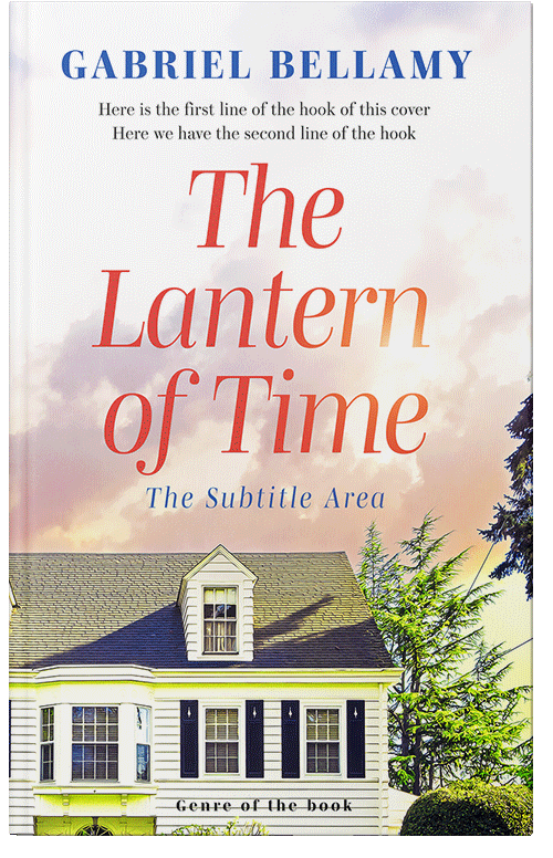 Front view of Merino #25891 - Premade Literary Fiction Book Cover