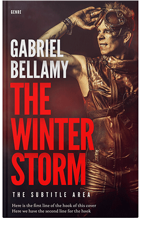 Pre Made Book Cover Cinnabar