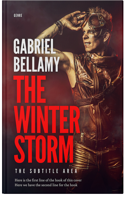 Front view of Premade Science Fiction Book Cover - Cinnabar