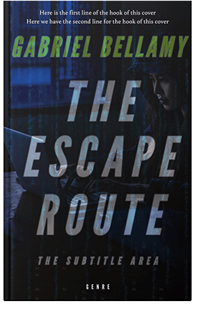 Pre Made Book Cover Ebony