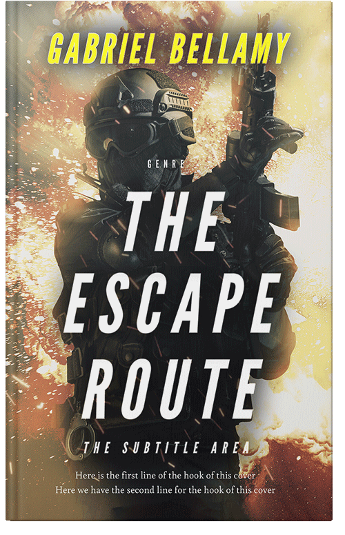 Front view of Premade Mystery & Thriller & Suspense Book Cover - Zombie