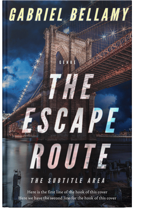 Front view of Steel Gray #25924 - Premade Mystery & Thriller & Suspense Book Cover