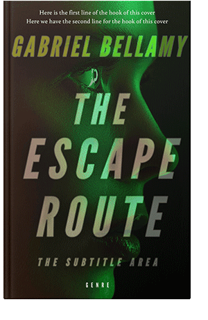 Pre Made Book Cover Green Waterloo