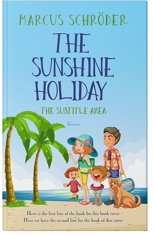 Front view of Jordy Blue #25936 - Premade Travel Book Cover