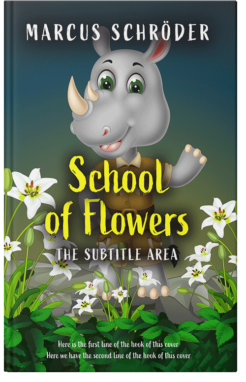 Front view of Lunar Green #25952 - Premade Teen & Young Adult Book Cover