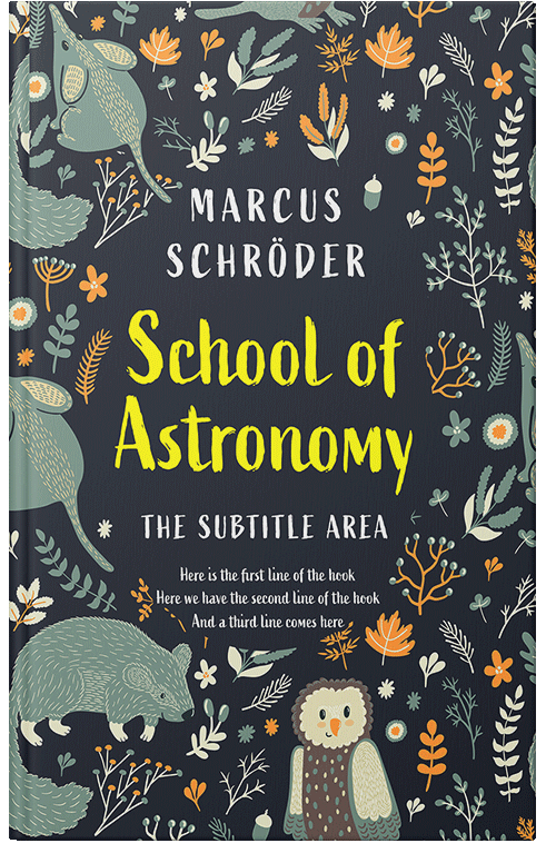 Front view of Charade #25954 - Premade Environment & Ecology Book Cover