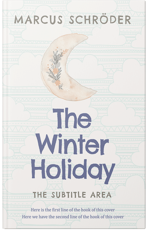 Front view of Premade Children's Book Cover - Gray Nurse