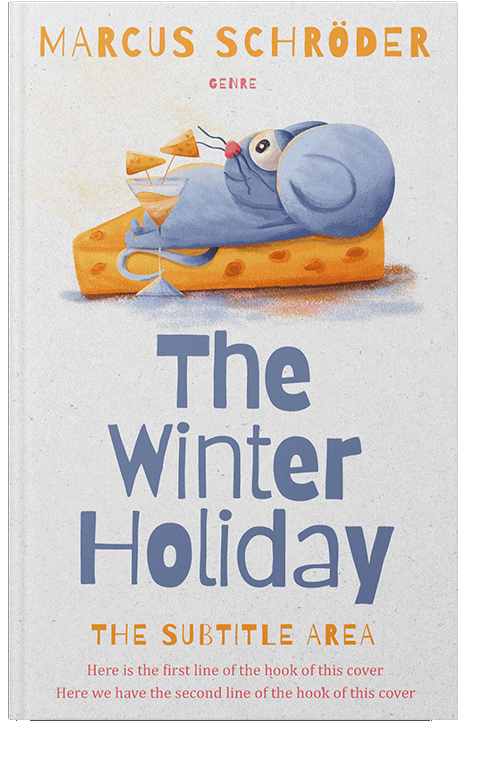 Front view of Bon Jour #25960 - Premade Children's Book Cover