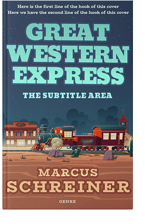 Pre Made Book Cover Cloud Burst