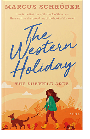 Pre Made Book Cover Marzipan