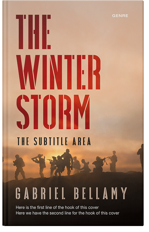 Front view of Premade Historical Book Cover - Calico