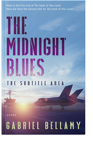 Pre Made Book Cover Polo Blue