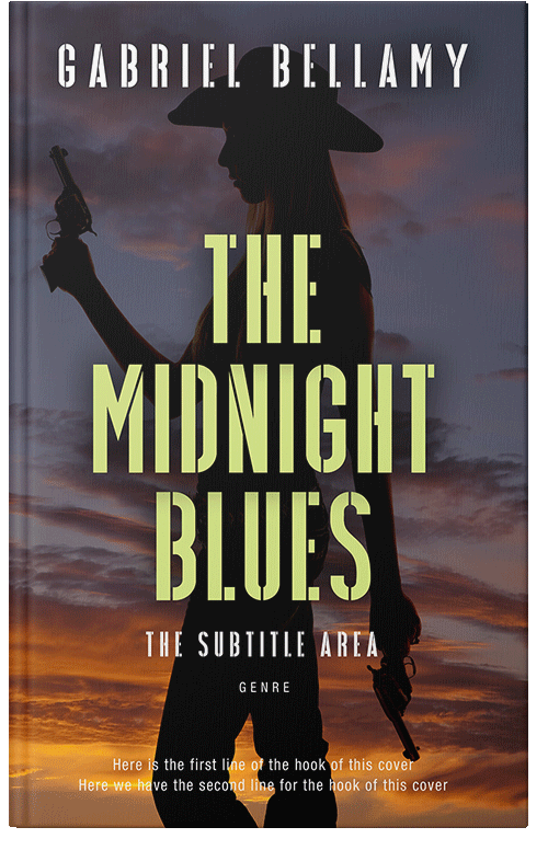 Front view of Thunder #25994 - Premade Action & Adventure Book Cover