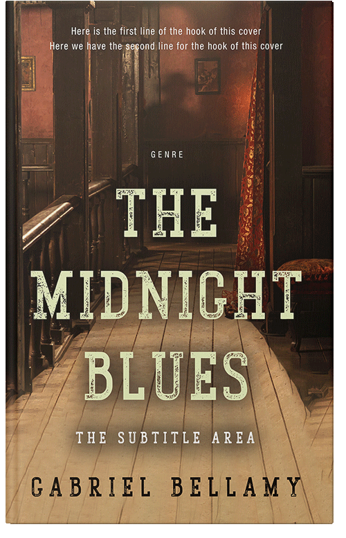 Front view of Premade Mystery & Thriller & Suspense Book Cover - Tan