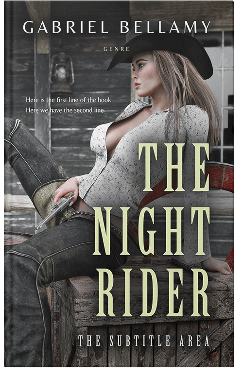 Front view of Premade Action & Adventure Book Cover - Dune