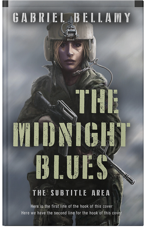 Front view of Heavy Metal #26007 - Premade Apocalyptica Book Cover