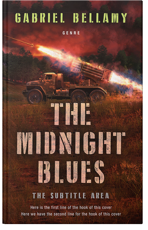 Front view of Paco #26012 - Premade Action & Adventure Book Cover