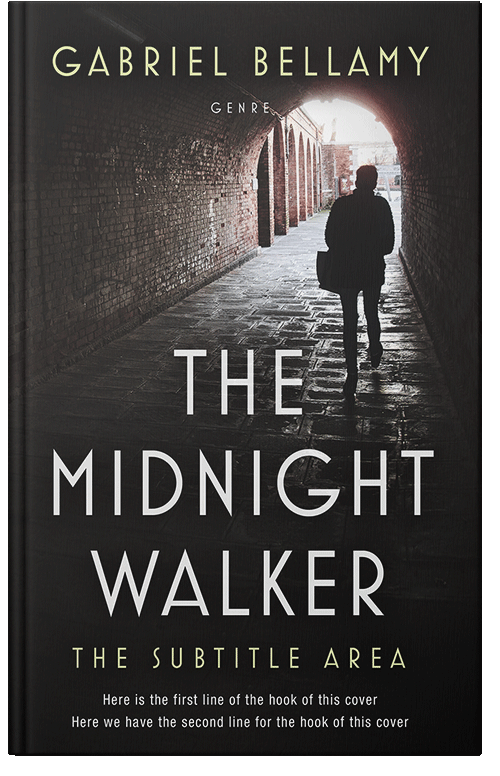 Front view of Cod Gray #26016 - Premade Mystery & Thriller & Suspense Book Cover