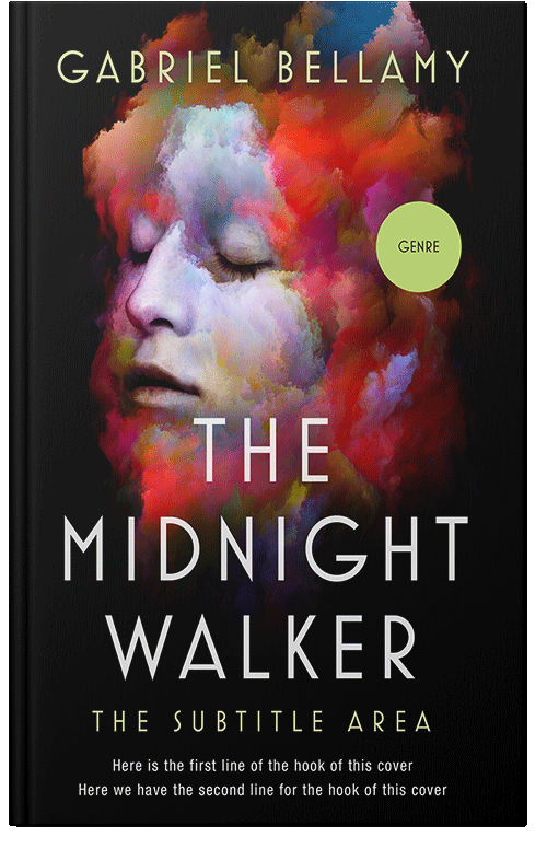 Front view of Night Rider #26017 - Premade Health & Mind & Body Book Cover