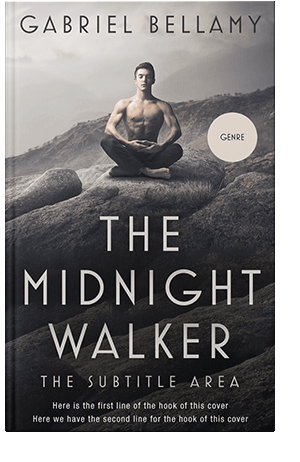 Pre Made Book Cover Swirl