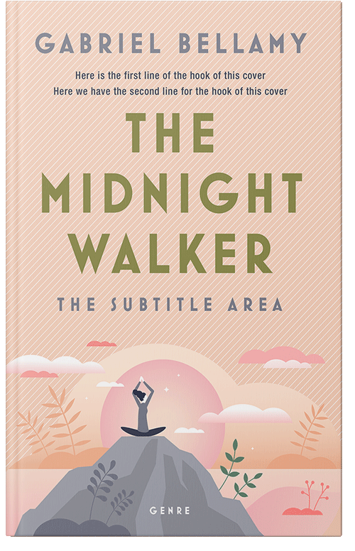 Front view of Albescent White #26021 - Premade Health & Mind & Body Book Cover