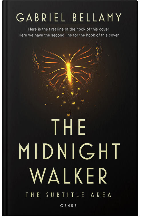 Front view of Premade Fantasy Book Cover - Asphalt