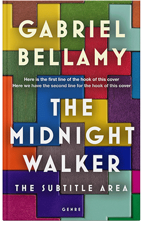 Pre Made Book Cover Bright Gray