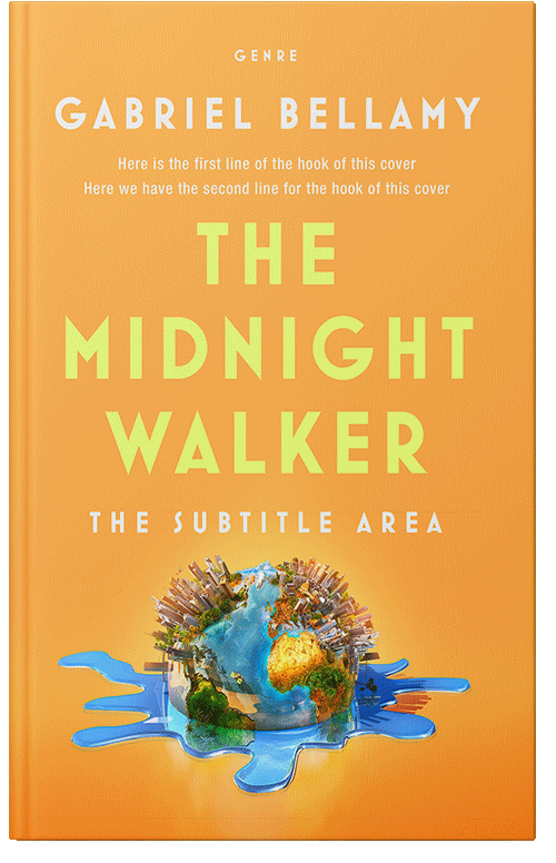 Front view of Premade Environment & Ecology Book Cover - Casablanca