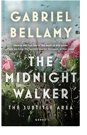 Pre Made Book Cover Powder Ash