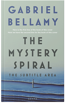 Pre Made Book Cover Powder Ash