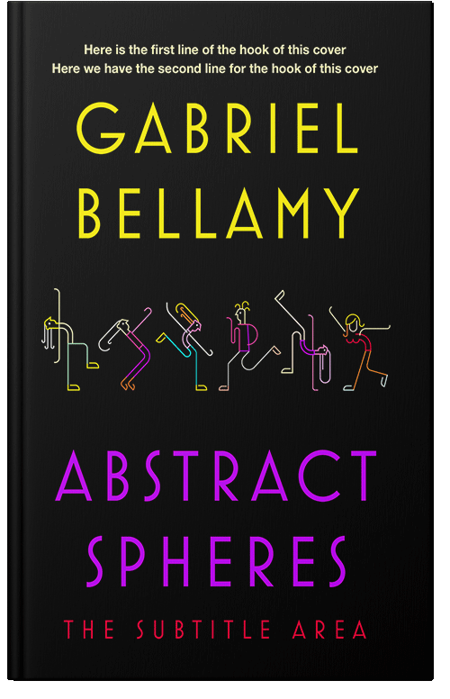 Front view of Premade Music Book Cover - Black