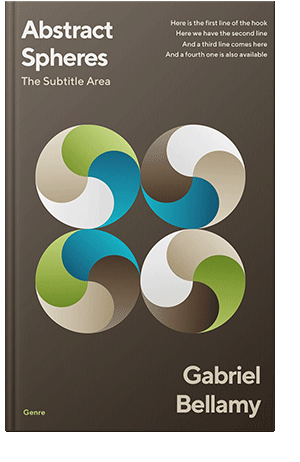 Pre Made Book Cover Taupe