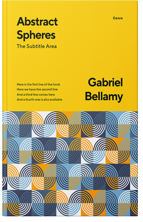 Front view of Premade Business Book Cover - Supernova